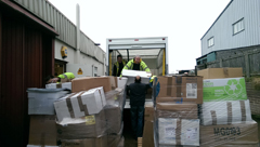 Computers for Africa lorry